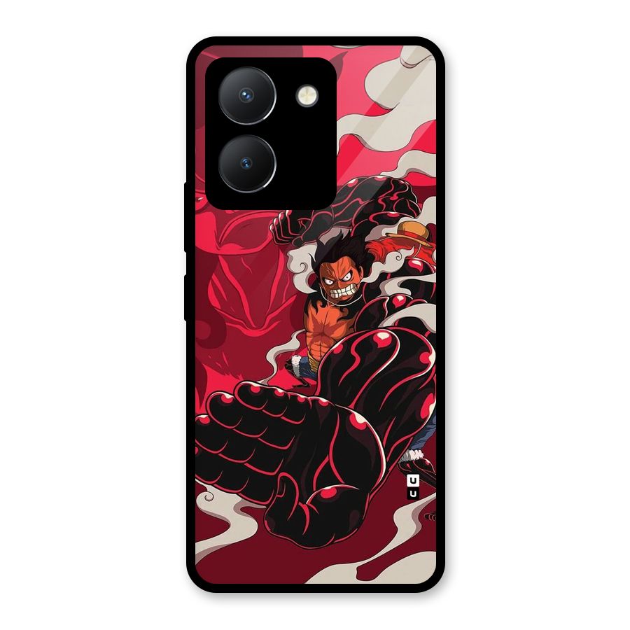 Luffy Gear Fourth Glass Back Case for Vivo Y36