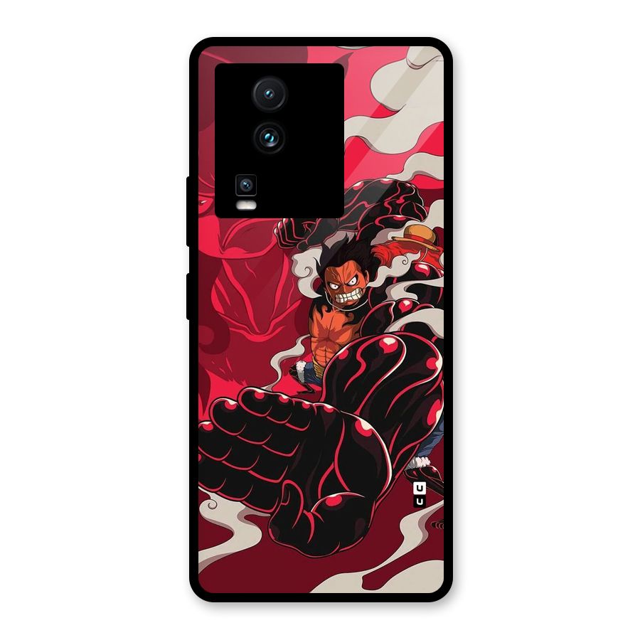 Luffy Gear Fourth Glass Back Case for Vivo iQOO Neo 7