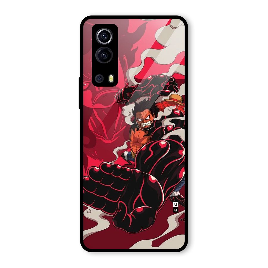Luffy Gear Fourth Glass Back Case for Vivo iQOO Z3