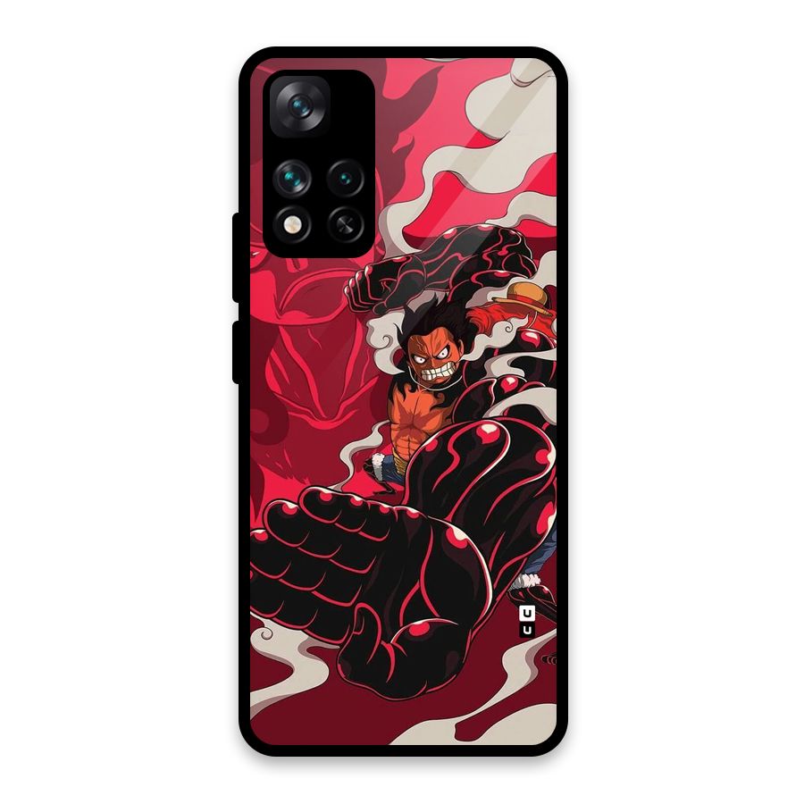 Luffy Gear Fourth Glass Back Case for Xiaomi 11i HyperCharge 5G