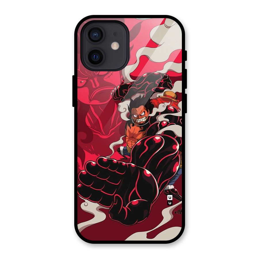 Luffy Gear Fourth Glass Back Case for iPhone 12