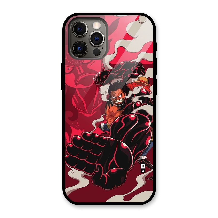 Luffy Gear Fourth Glass Back Case for iPhone 12 Pro