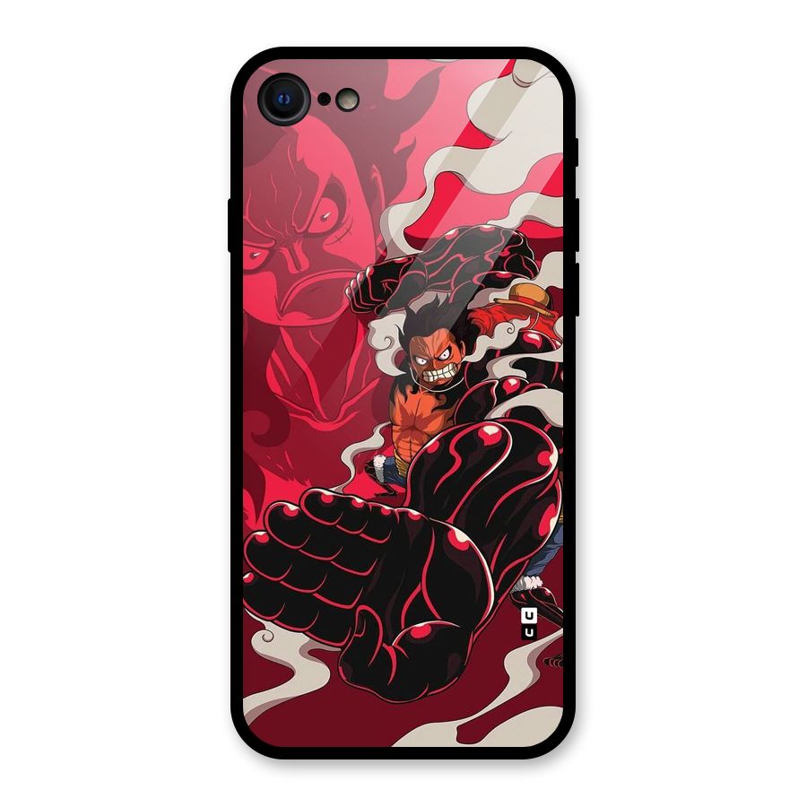 Luffy Gear Fourth Glass Back Case for iPhone SE 2022