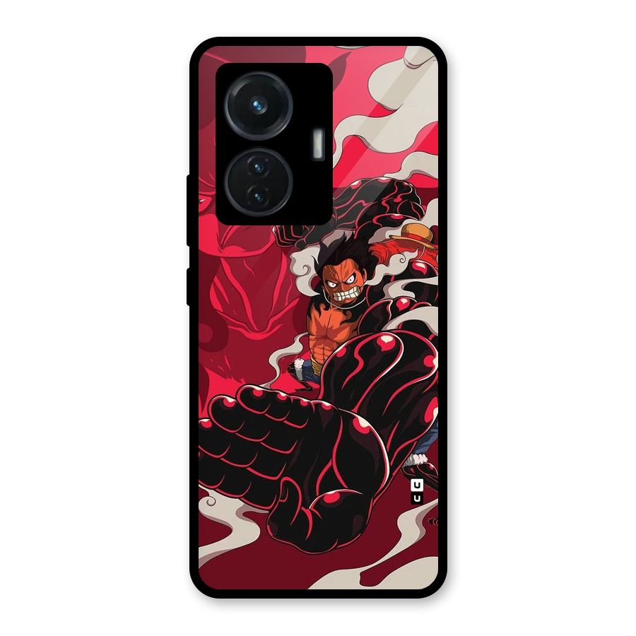 Luffy Gear Fourth Glass Back Case for iQOO Z6 44W
