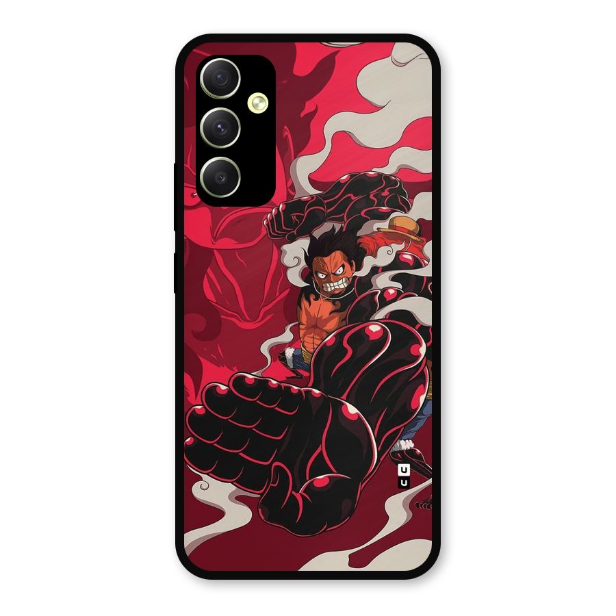 Luffy Gear Fourth Metal Back Case for Galaxy A34