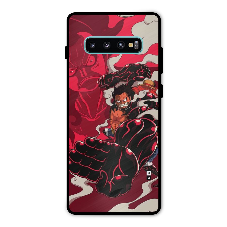 Luffy Gear Fourth Metal Back Case for Galaxy S10 Plus
