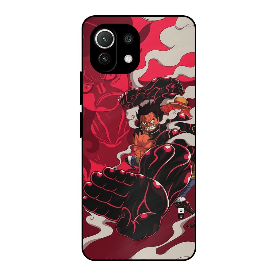 Luffy Gear Fourth Metal Back Case for Mi 11 Lite NE 5G