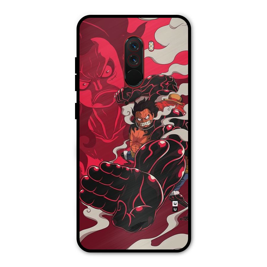 Luffy Gear Fourth Metal Back Case for Poco F1