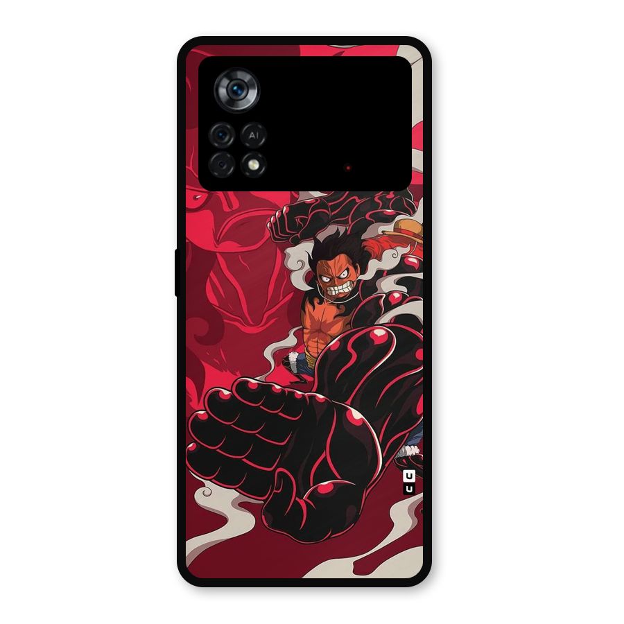 Luffy Gear Fourth Metal Back Case for Poco X4 Pro 5G