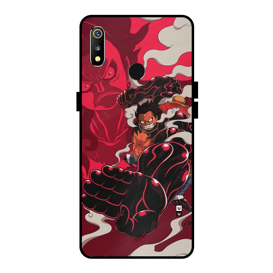 Luffy Gear Fourth Metal Back Case for Realme 3i