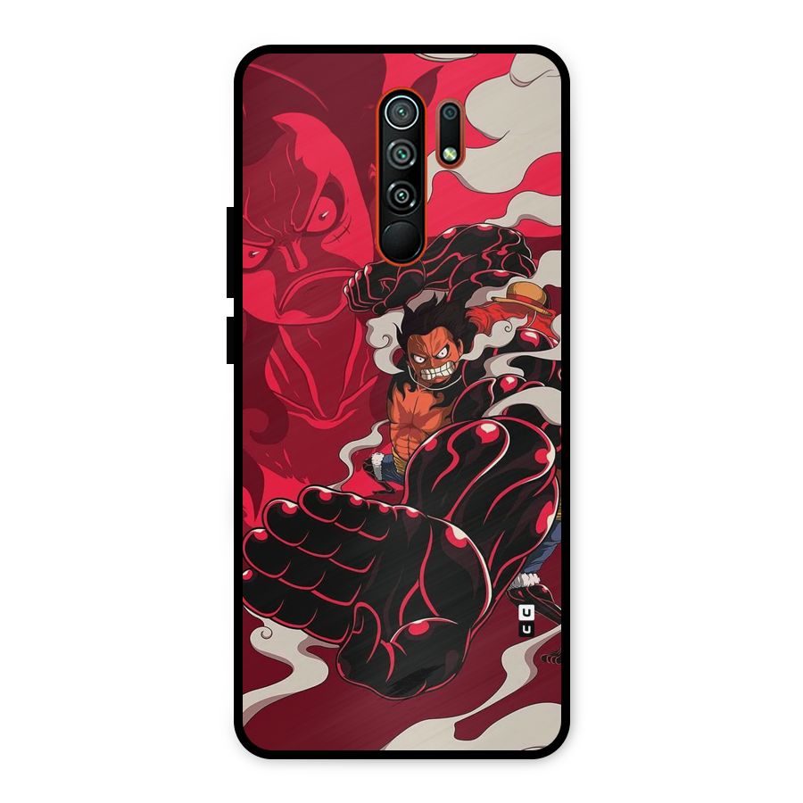 Luffy Gear Fourth Metal Back Case for Redmi 9 Prime