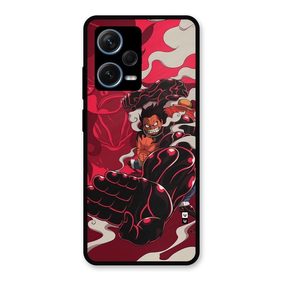 Luffy Gear Fourth Metal Back Case for Redmi Note 12 Pro Plus 5G