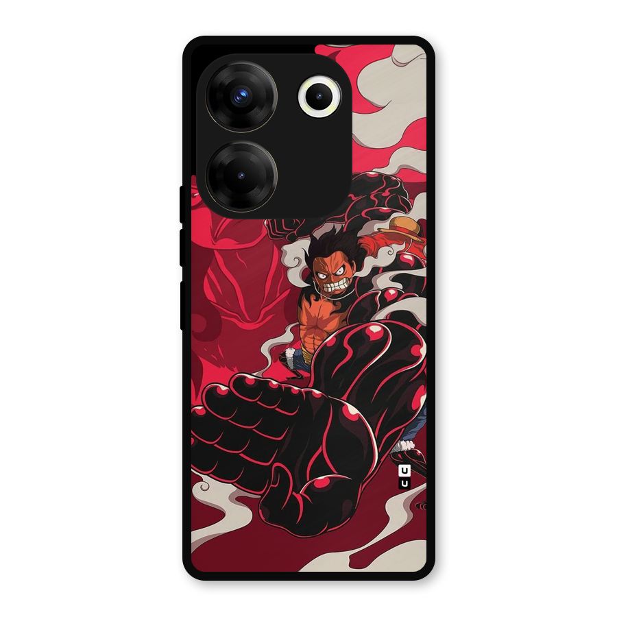 Luffy Gear Fourth Metal Back Case for Tecno Camon 20 Pro