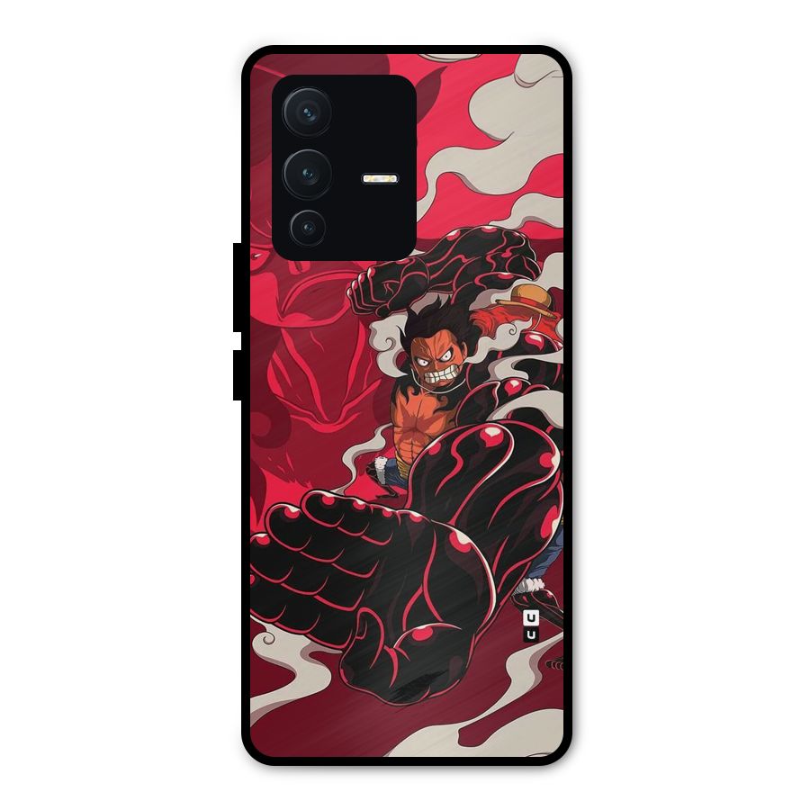 Luffy Gear Fourth Metal Back Case for Vivo V23 Pro