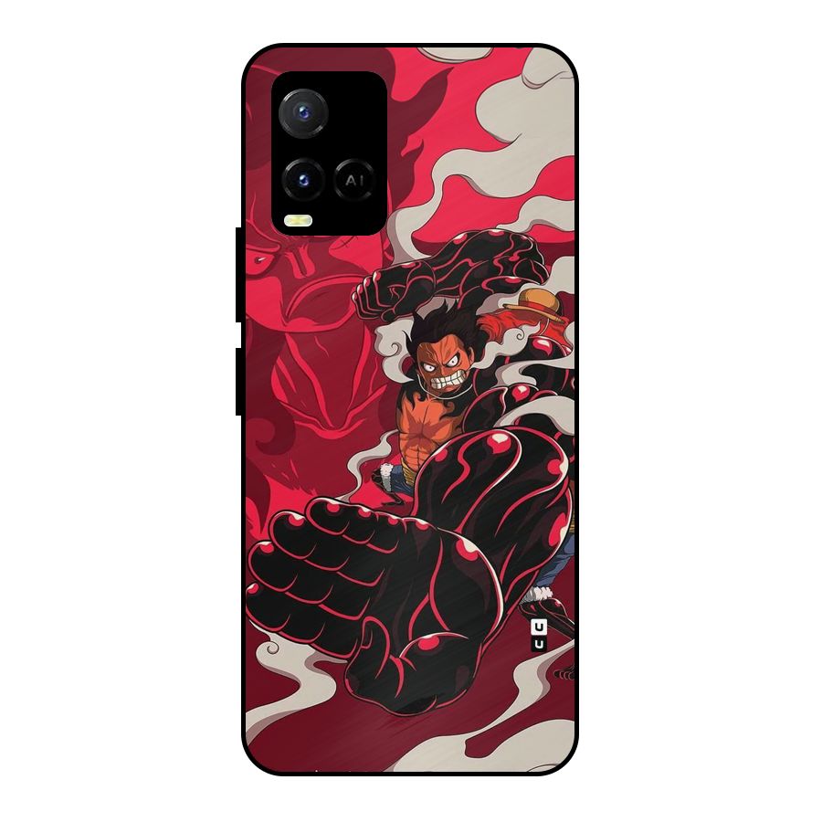 Luffy Gear Fourth Metal Back Case for Vivo Y21A