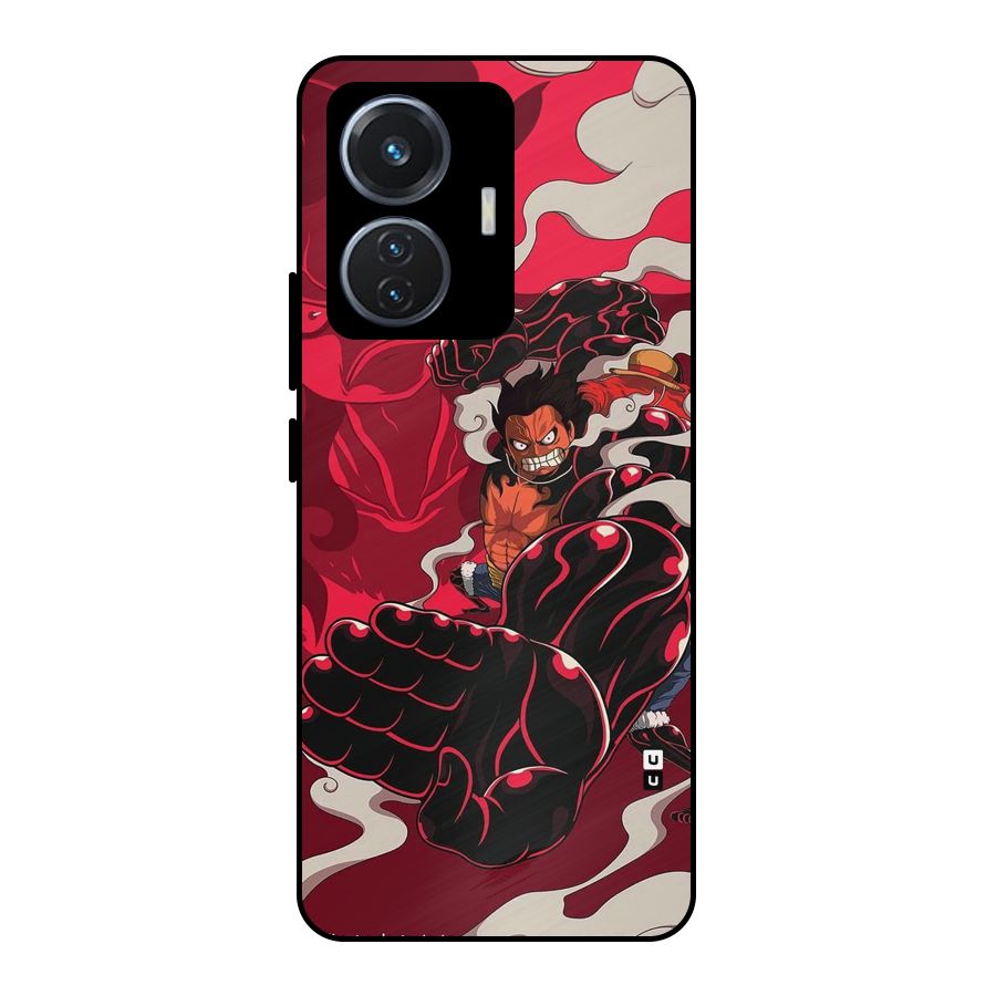 Luffy Gear Fourth Metal Back Case for iQOO Z6 44W