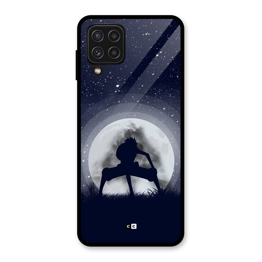 Luffy Gear Second Glass Back Case for Galaxy A22 4G