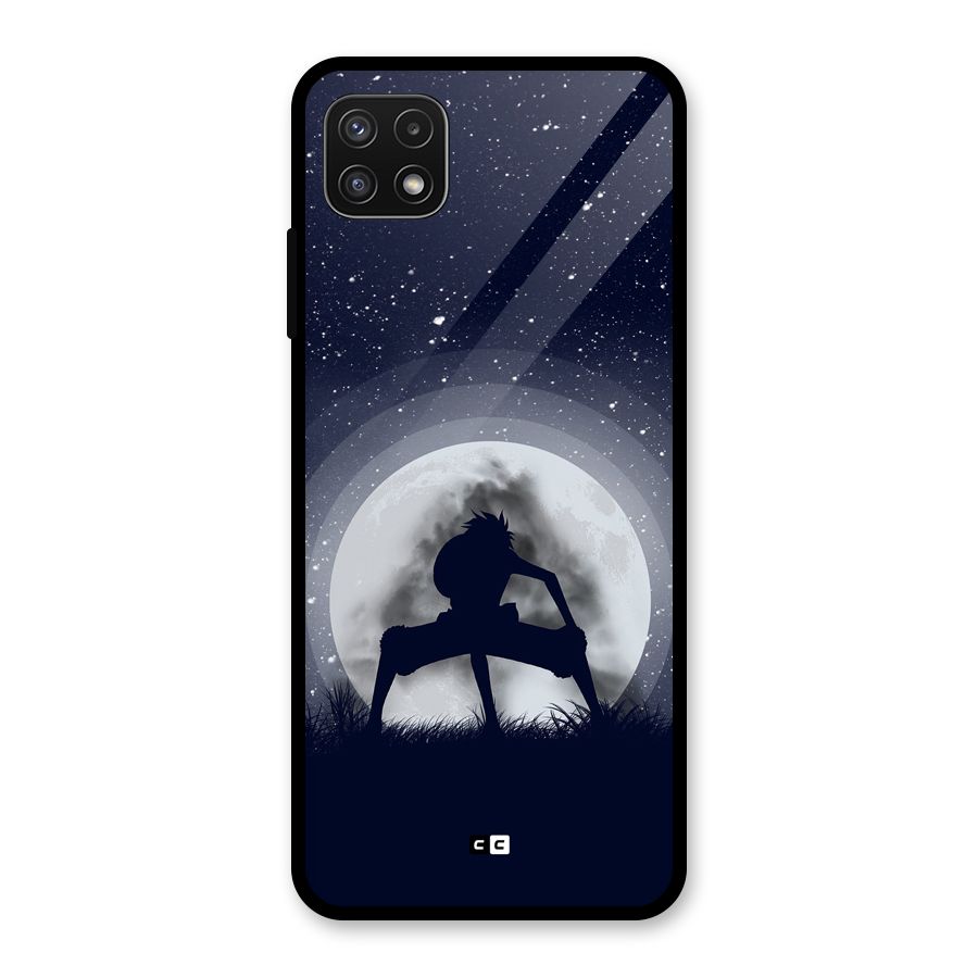 Luffy Gear Second Glass Back Case for Galaxy A22 5G