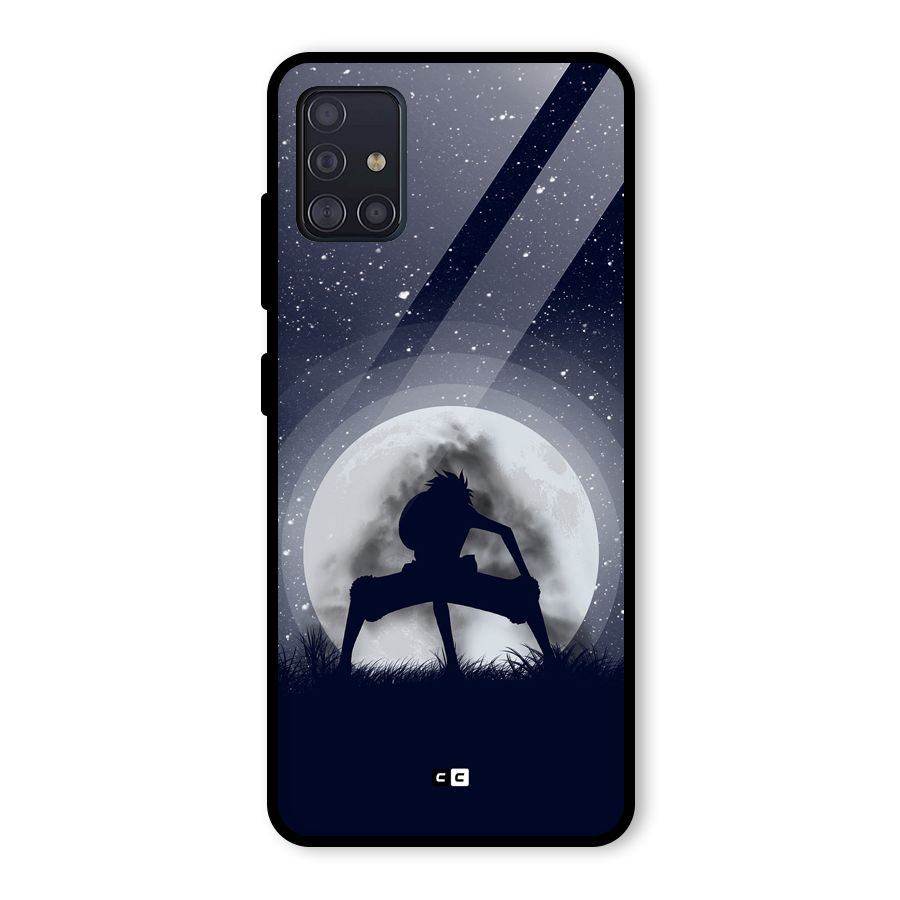 Luffy Gear Second Glass Back Case for Galaxy A51