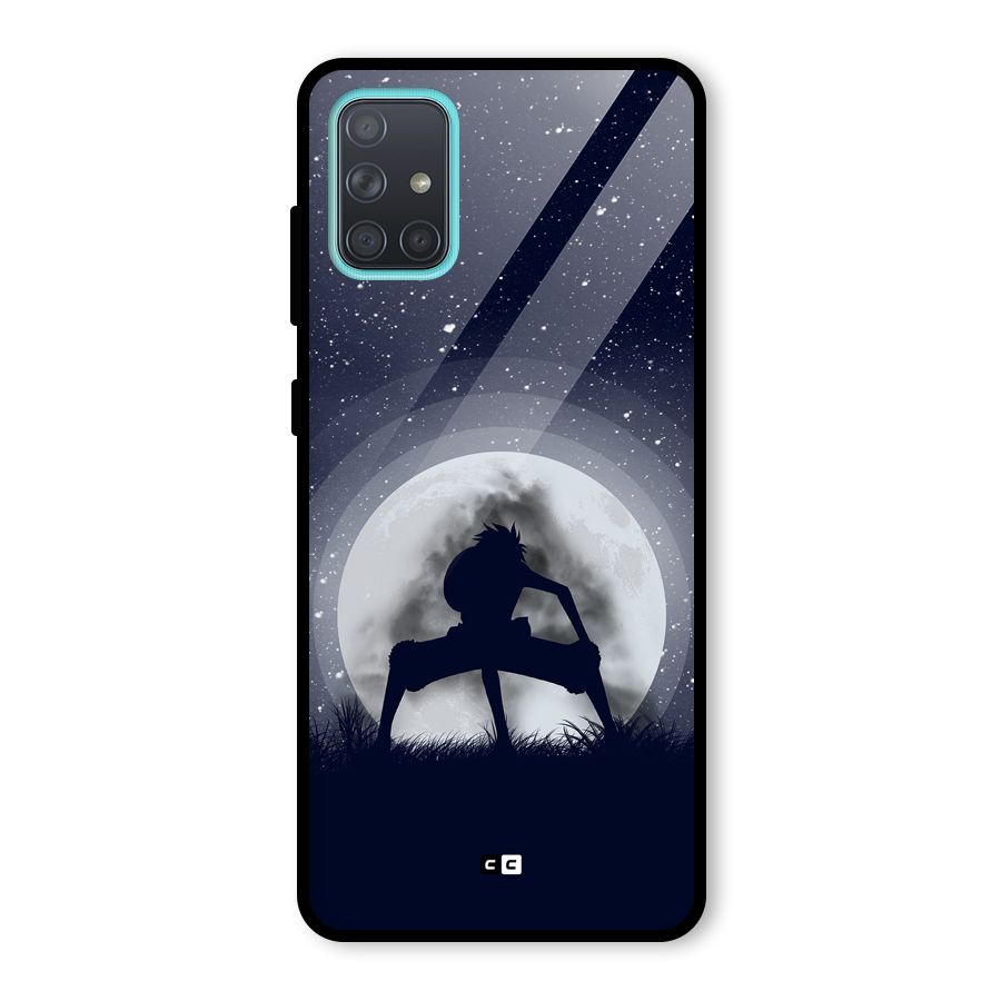 Luffy Gear Second Glass Back Case for Galaxy A71