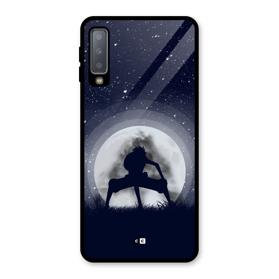 Luffy Gear Second Glass Back Case for Galaxy A7 (2018)