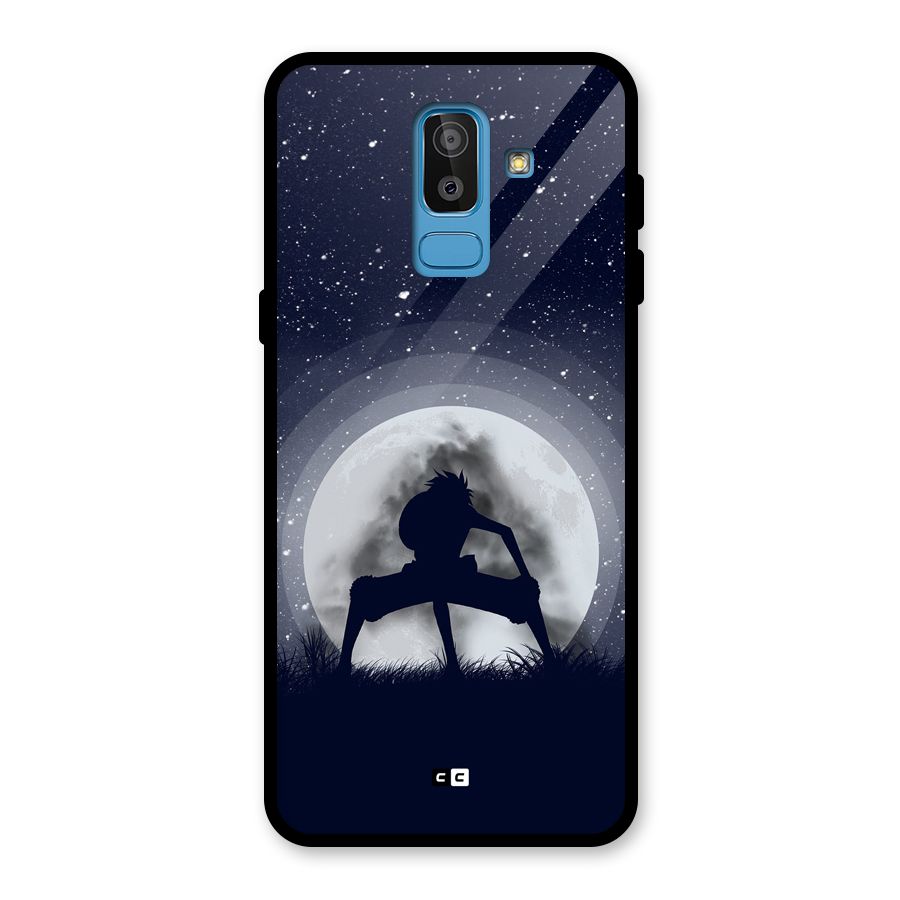 Luffy Gear Second Glass Back Case for Galaxy J8