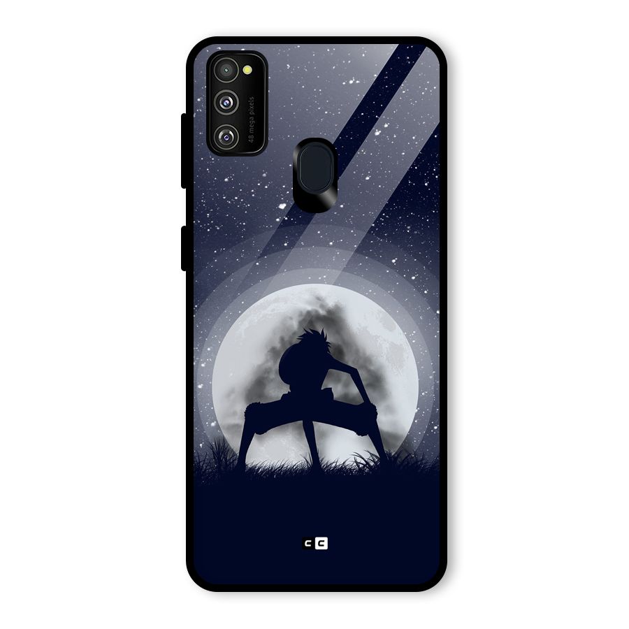 Luffy Gear Second Glass Back Case for Galaxy M21