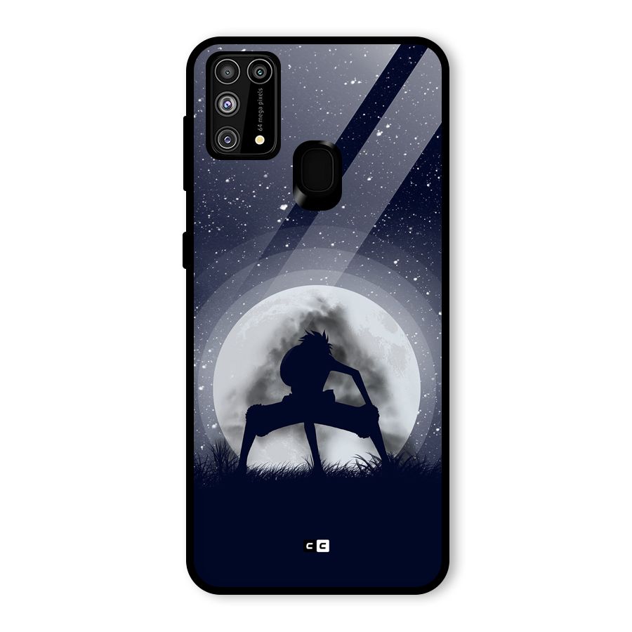 Luffy Gear Second Glass Back Case for Galaxy M31