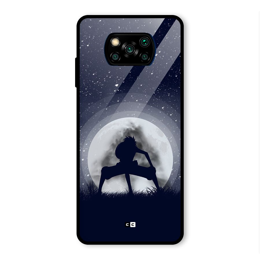 Luffy Gear Second Glass Back Case for Poco X3 Pro