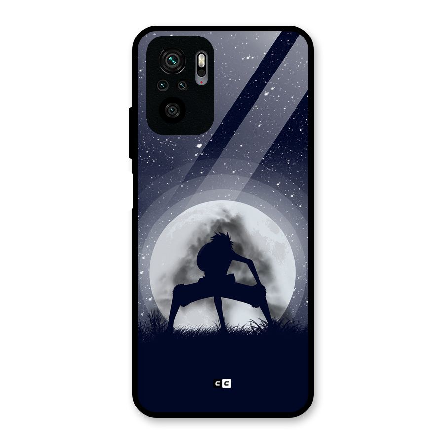 Luffy Gear Second Glass Back Case for Redmi Note 10S