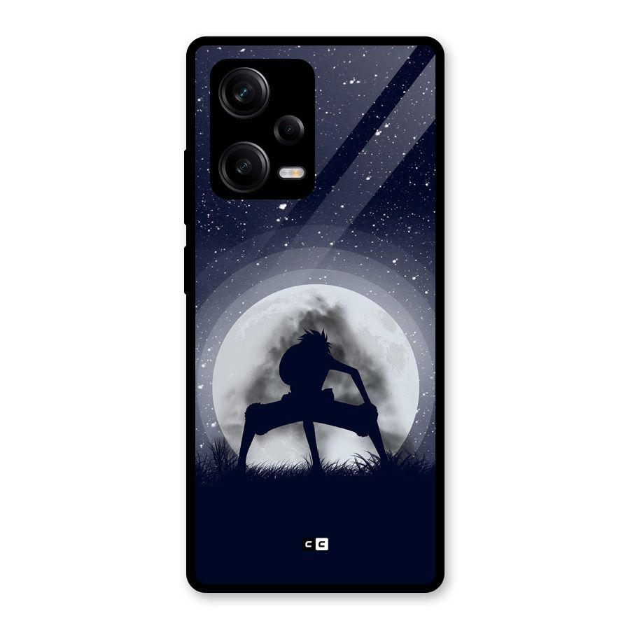 Luffy Gear Second Glass Back Case for Redmi Note 12 Pro