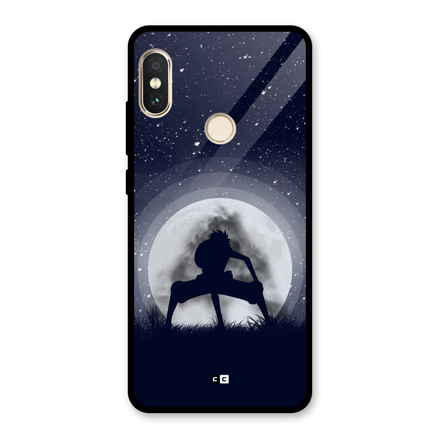Luffy Gear Second Glass Back Case for Redmi Note 5 Pro