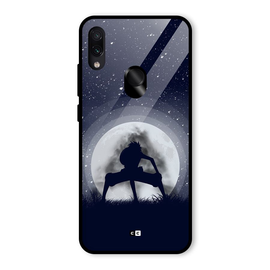 Luffy Gear Second Glass Back Case for Redmi Note 7