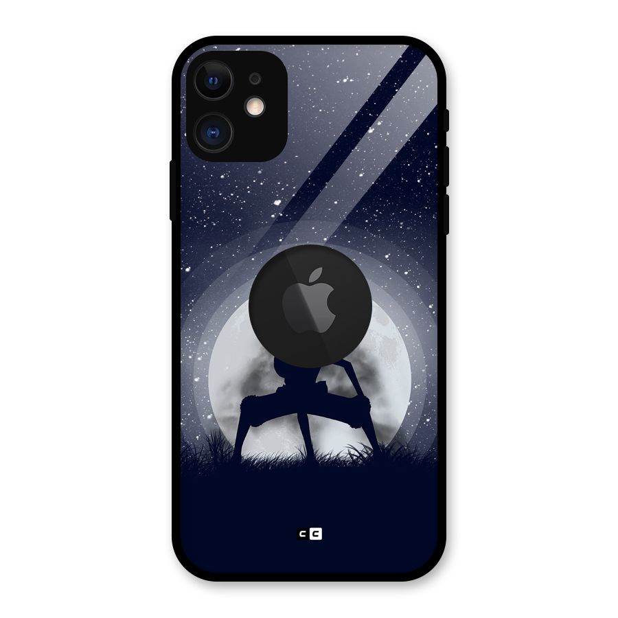 Luffy Gear Second Glass Back Case for iPhone 11 Logo Cut