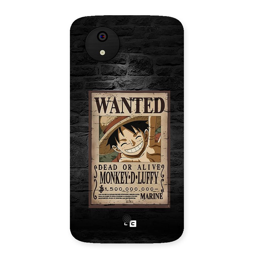 Luffy Wanted Back Case for Canvas A1  AQ4501