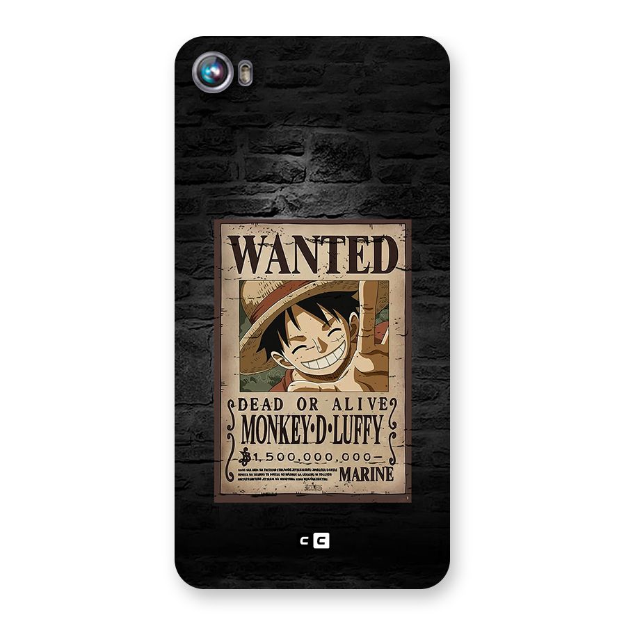 Luffy Wanted Back Case for Canvas Fire 4 (A107)