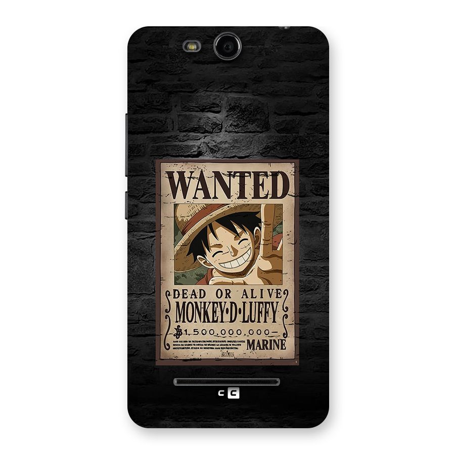 Luffy Wanted Back Case for Canvas Juice 3 Q392