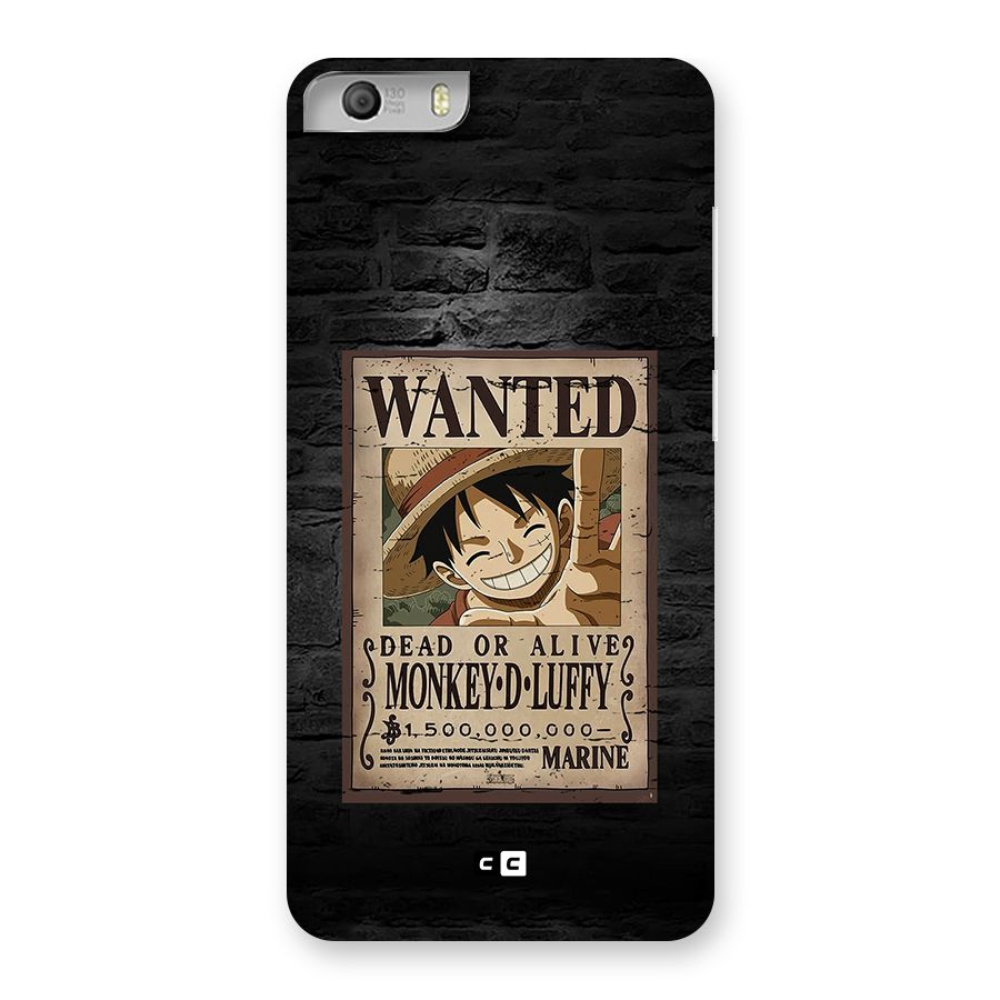 Luffy Wanted Back Case for Canvas Knight 2