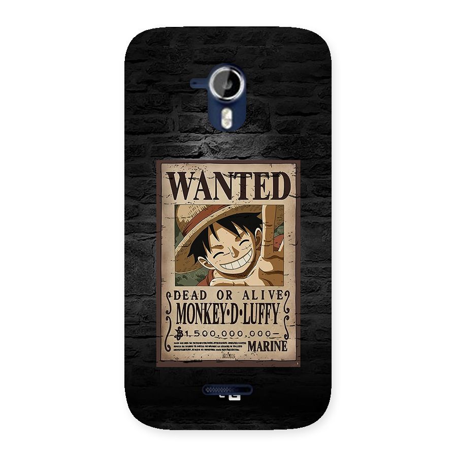Luffy Wanted Back Case for Canvas Magnus A117
