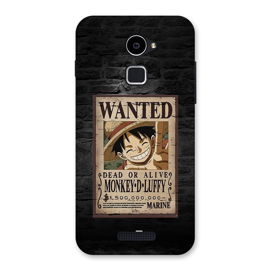 Luffy Wanted Back Case for Coolpad Note 3 Lite