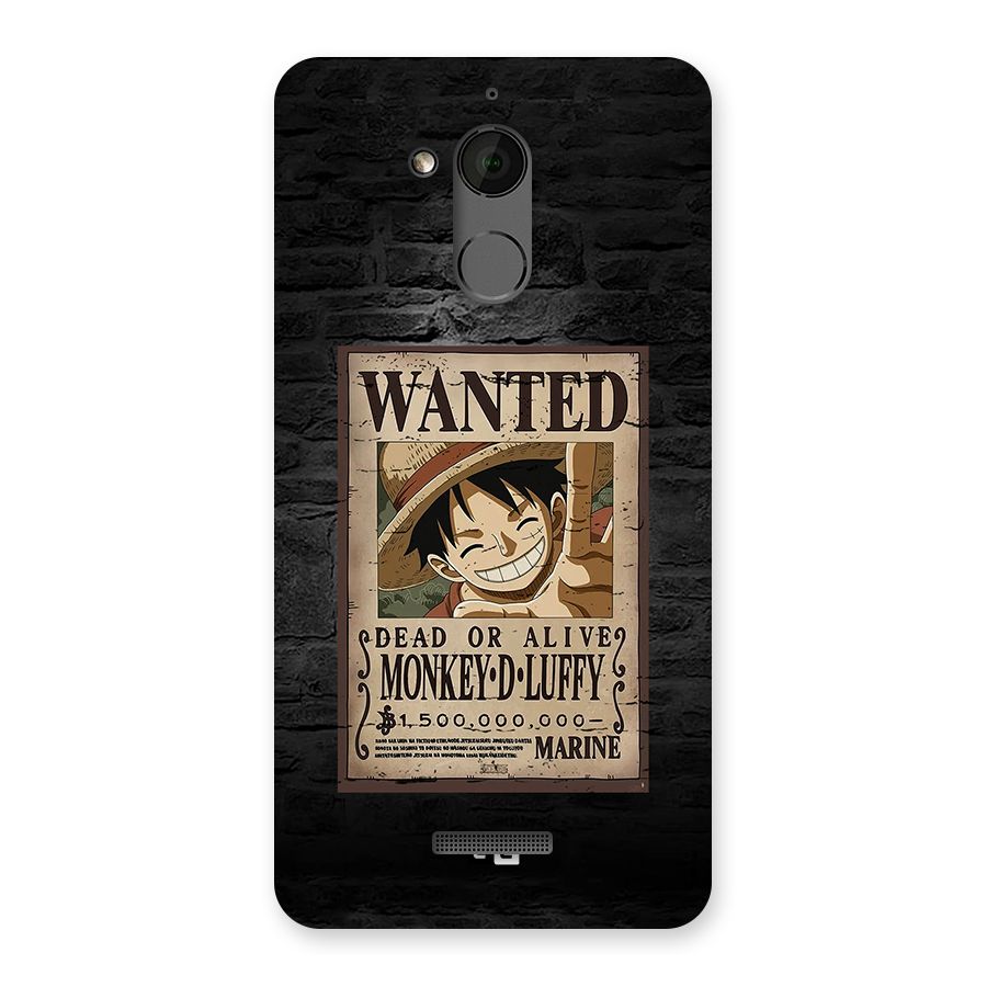 Luffy Wanted Back Case for Coolpad Note 5