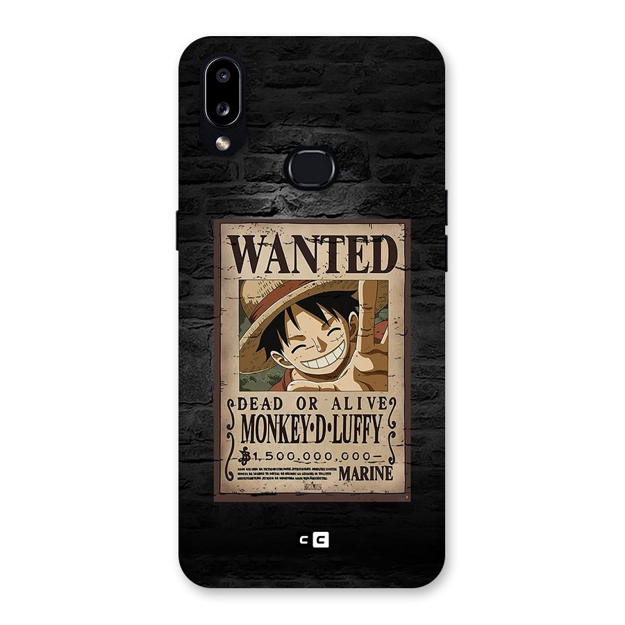 Luffy Wanted Back Case for Galaxy A10s