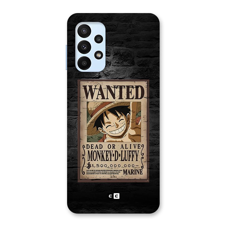 Luffy Wanted Back Case for Galaxy A23