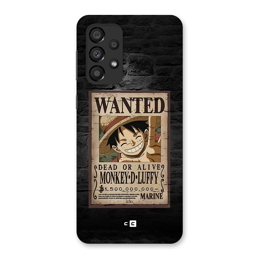 Luffy Wanted Back Case for Galaxy A33 5G