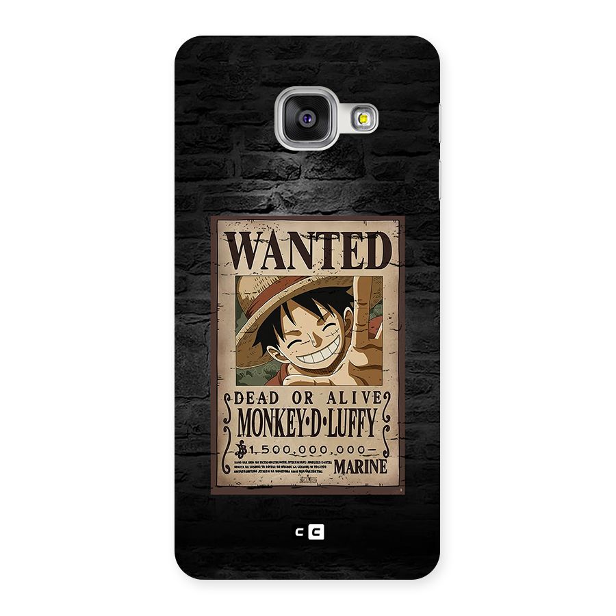 Luffy Wanted Back Case for Galaxy A3 (2016)