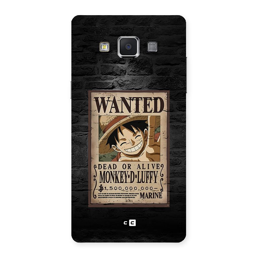 Luffy Wanted Back Case for Galaxy A5