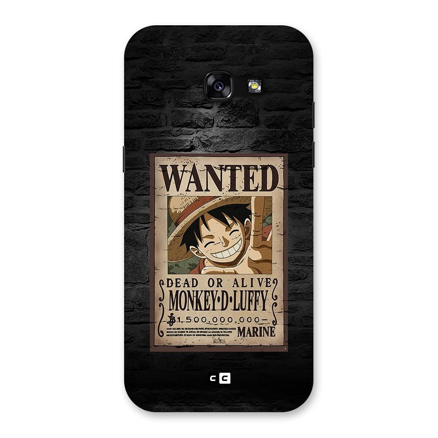 Luffy Wanted Back Case for Galaxy A5 2017