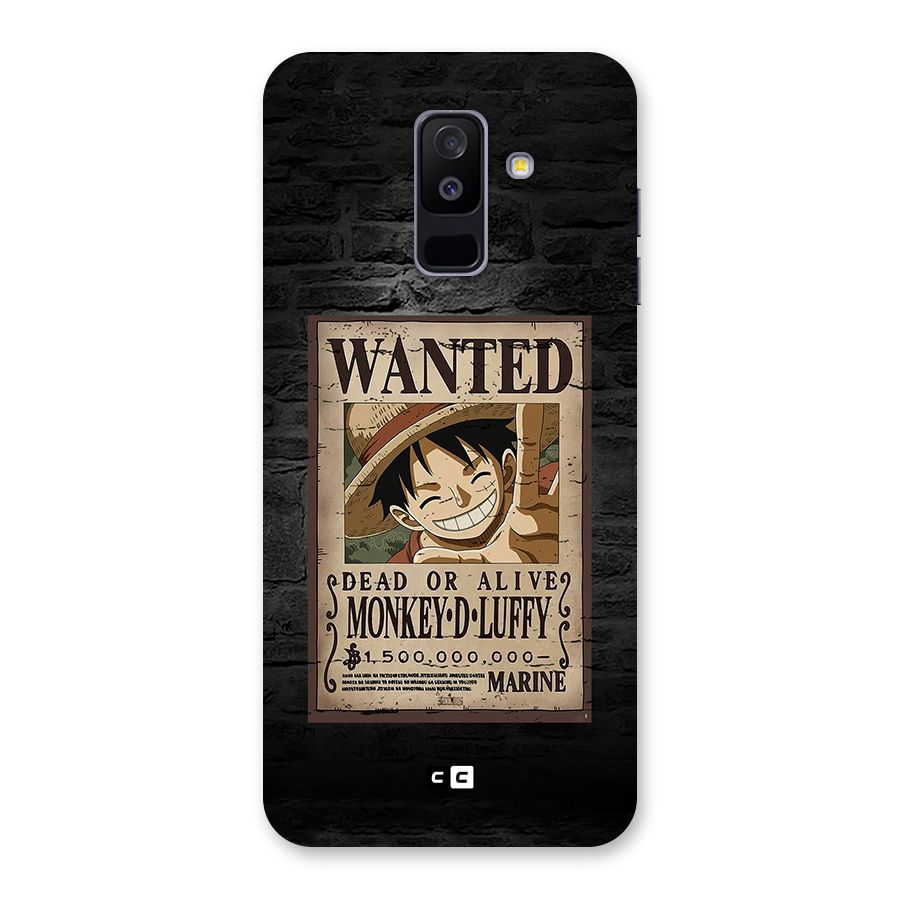 Luffy Wanted Back Case for Galaxy A6 Plus