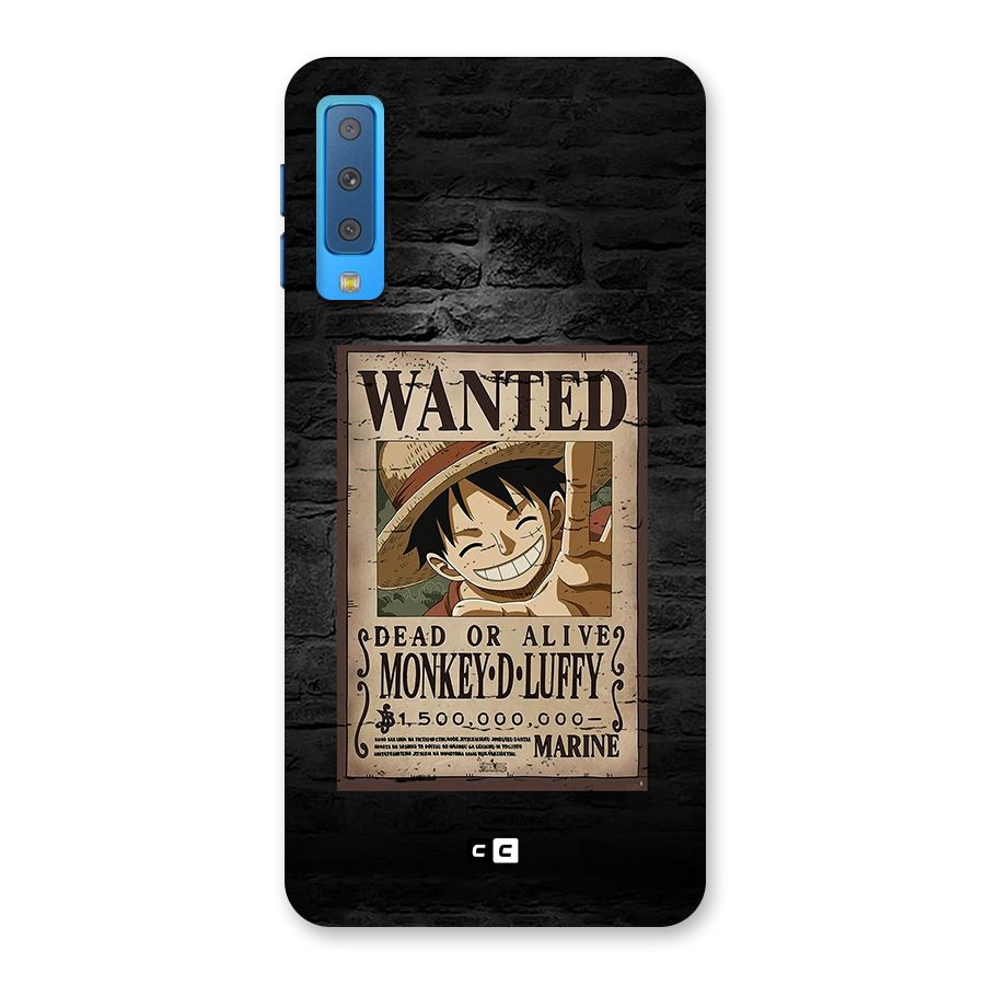 Luffy Wanted Back Case for Galaxy A7 (2018)
