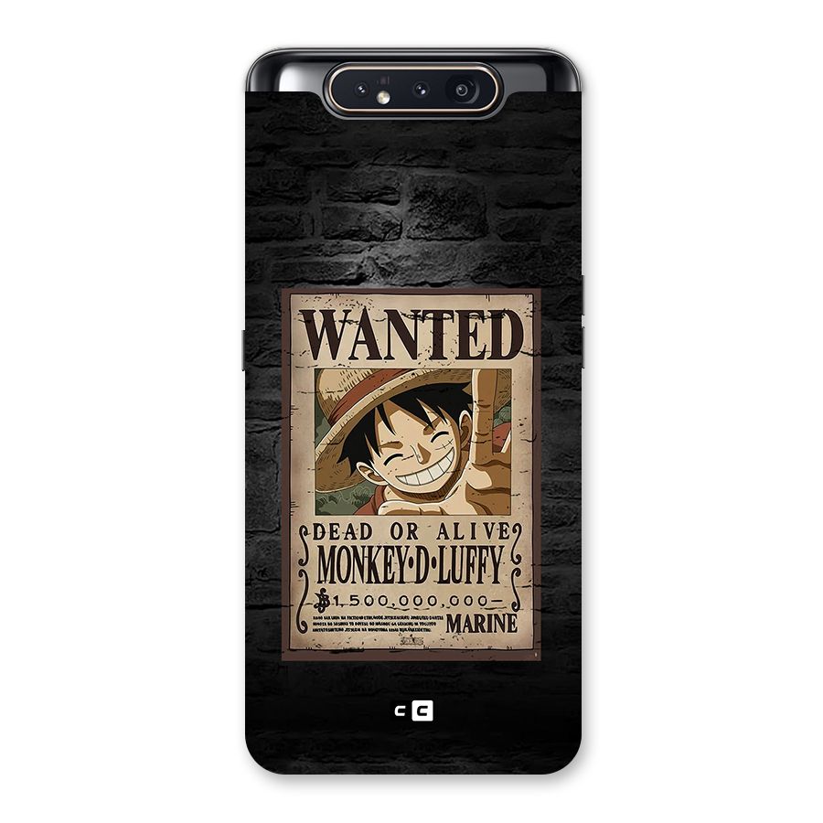 Luffy Wanted Back Case for Galaxy A80